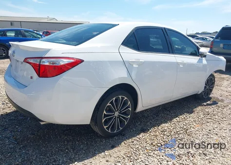 2015 Toyota Corolla S Plus from USA, damaged, VIN 5YFBURHE2FP325071